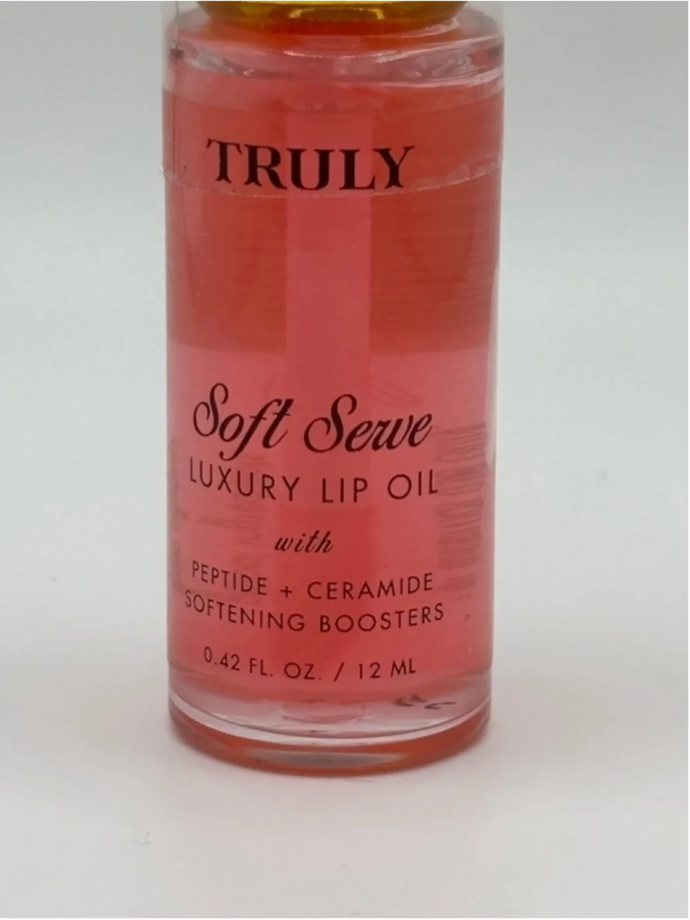Truly Soft Serve Luxury Lip Oil 12ml Peptide Ceramide Hydrating